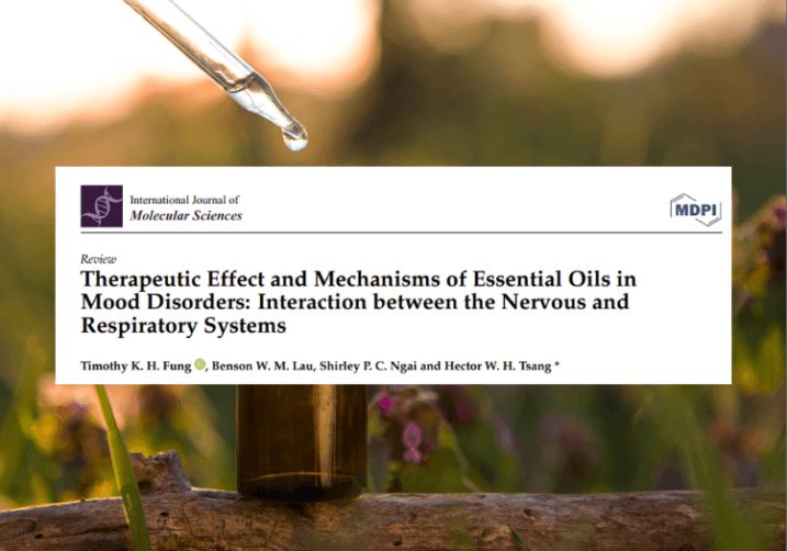 Simplificando o artigo Efeito terapêutico e mecanismos dos óleos essenciais nos transtornos do humor interação entre os sistemas nervoso e respiratório